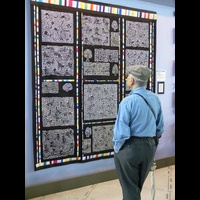 На выставке квилта присутствовали все слои населения Японии. 