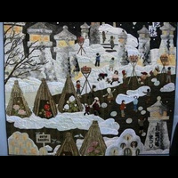 Зимний пезайж. Лоскутное шитье на фестивале Квилта в Японии
