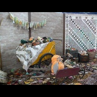 Тыквы, картошка, кукуруза и другие овощи из кусочков ткани. Не съедобно, зато красиво! 