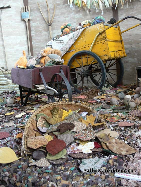 Падают листья... Лоскутное шитье. Фестиваль квилта в Токио. 