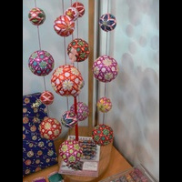 Темари, шары из ниток. Фестиваль Квилта в Токио. 