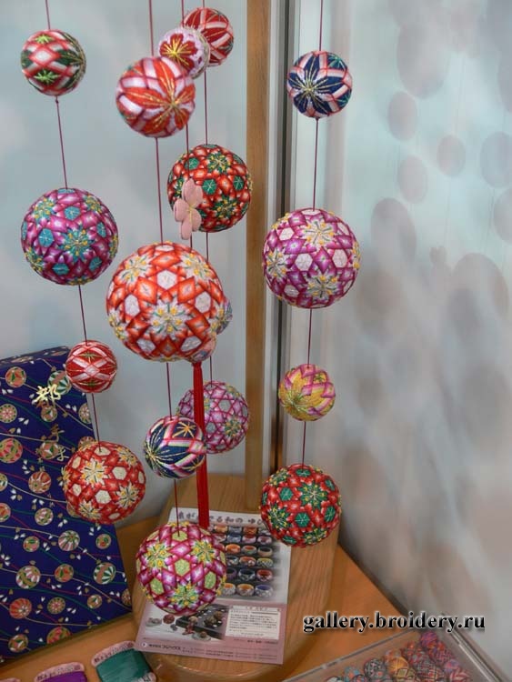 Темари, шары из ниток. Фестиваль Квилта в Токио. 