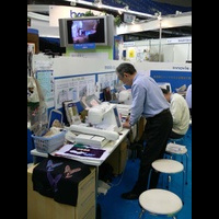 Стенд компании Brother на фестивале квилта. Токио. 