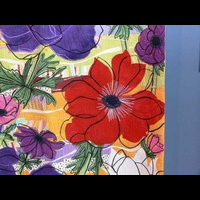 Цветы. Лоскутное шитье. Фестиваль квилта в Японии. 