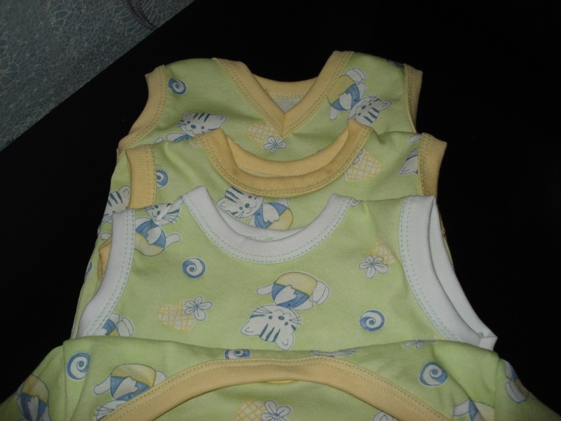 Трикотажные майки. Шитье на оверлоке