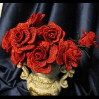 Розы. Вышивка. 