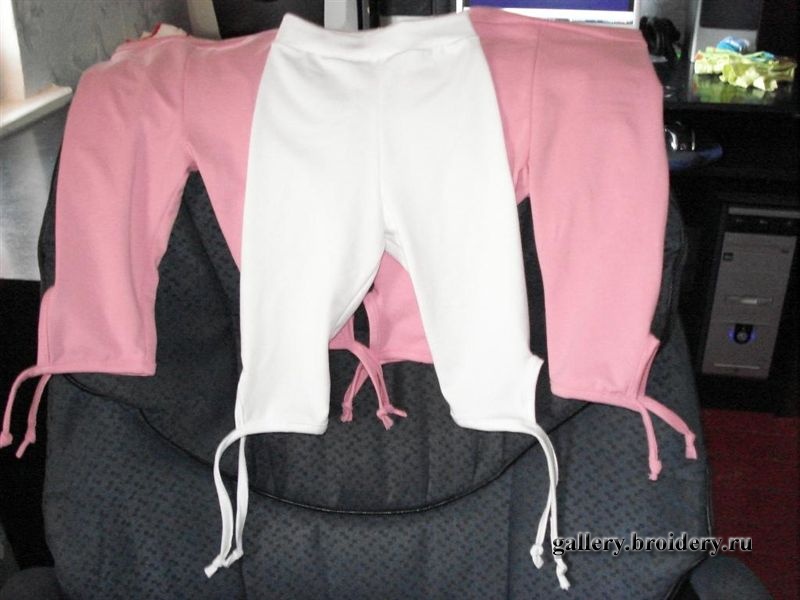 Трикотажные лосины. Шитье