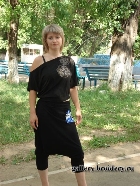 Костюм из трикотажа. Шитье