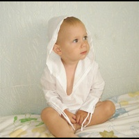 Детский пляжный халат. Шитье