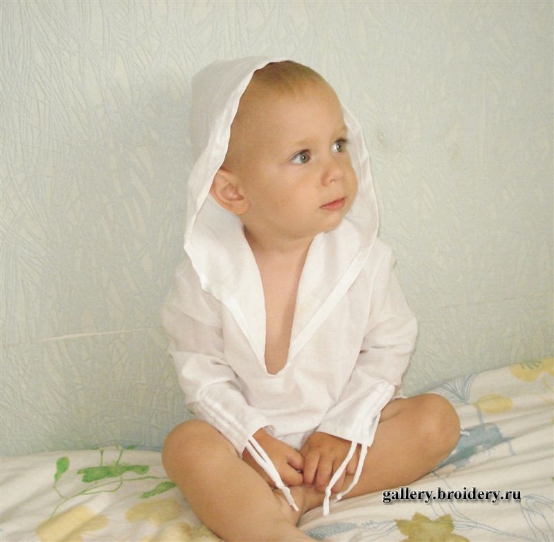 Детский пляжный халат. Шитье