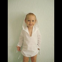 Детский пляжный халат. Шитье