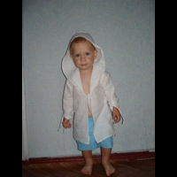 Детский пляжный халат. Шитье