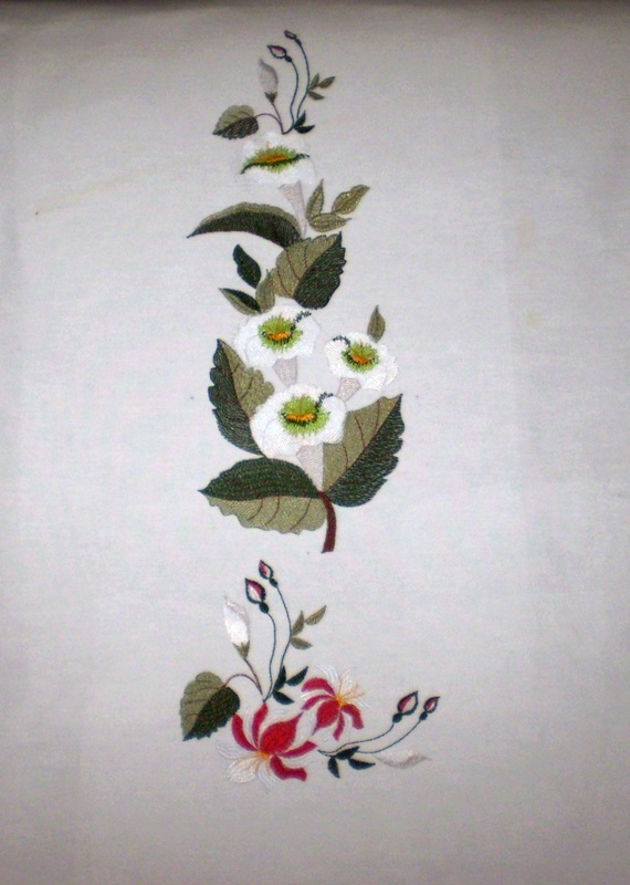 Вышивка Цветы