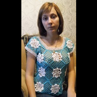 Кофточка с цветочками