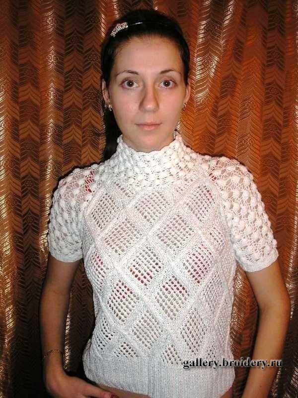 Кофточка белая