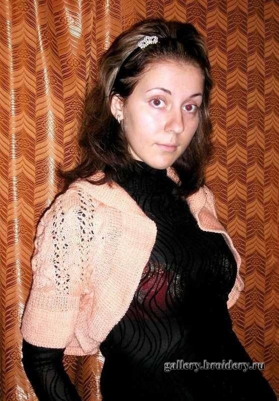 Розовое болеро