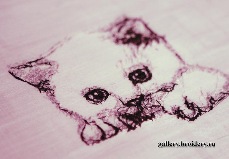 Машинная вышивка. Akvis Sketch. Фотостежок (Photostitch)