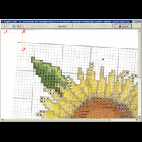 Embird. Создание дизайна крестом 3