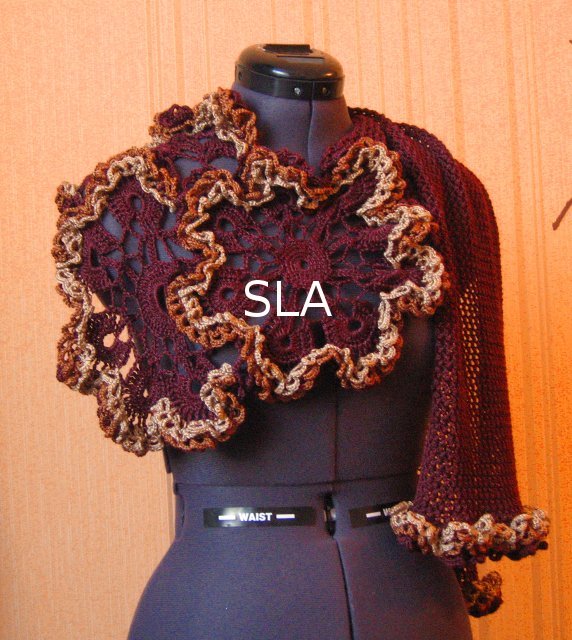 наплечье "Старинное кружево"