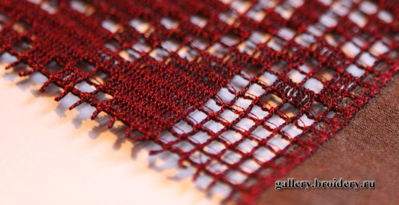 Кружево. Машинная вышивка