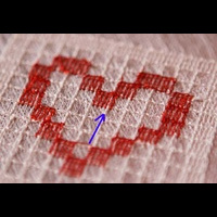 Филейное кружево. Сердце