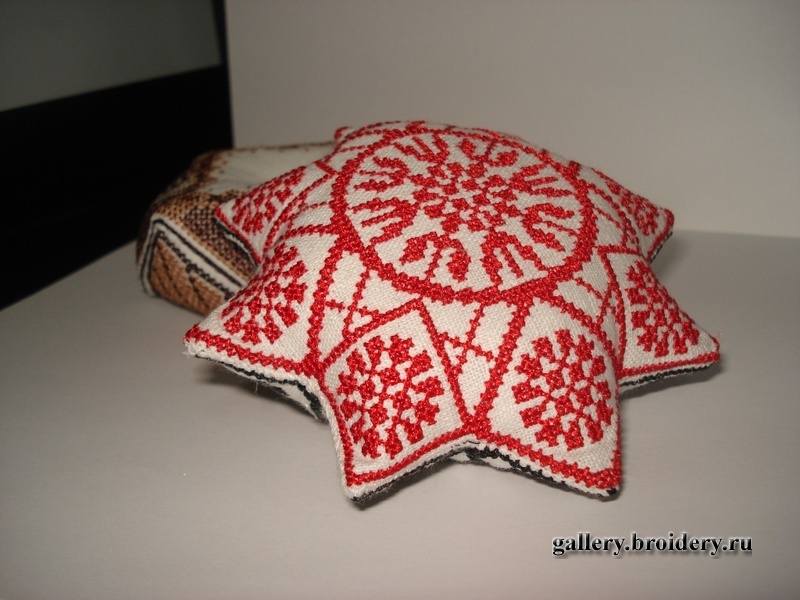 Машинная вышивка. Бискорню