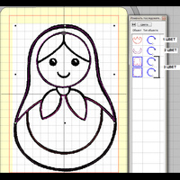 Объекты вышивки в дизайне Аппликация