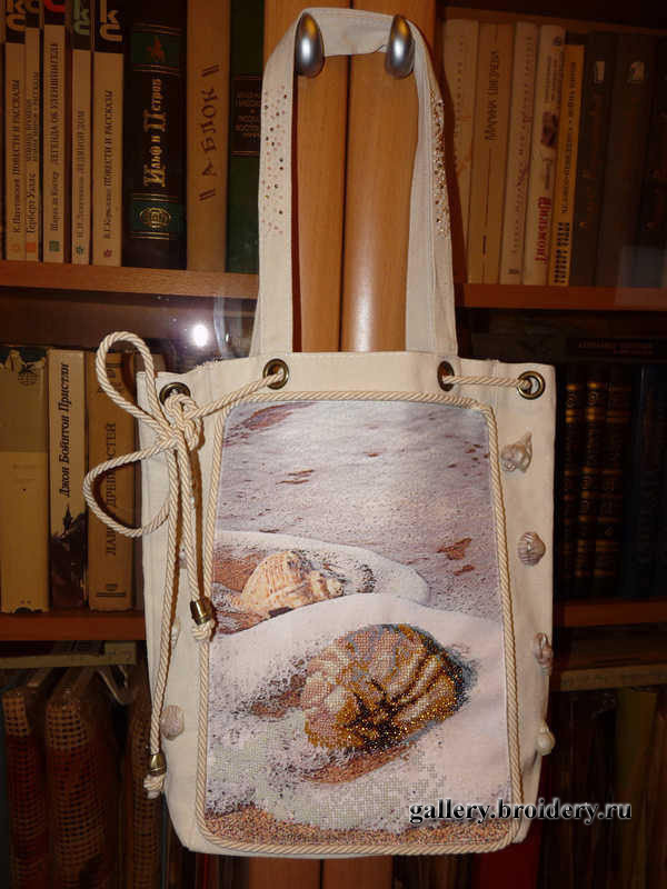 Сумка в морском стиле