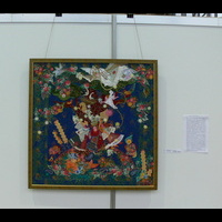 "Вечерняя песня". Вышитая картина