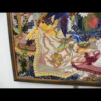 Вышитые картины. Вид снизу