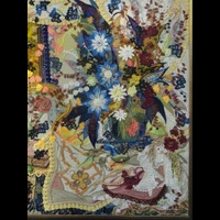 Вышивка. Букет цветов