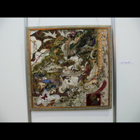 "Позолота вся сотрется". Вышитая картина