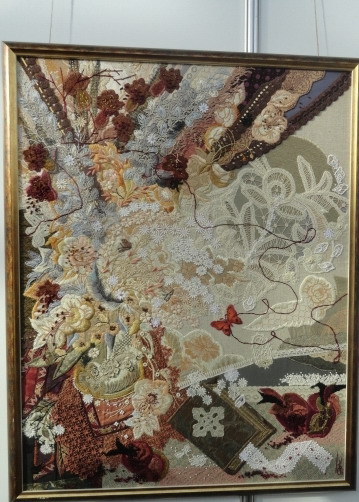 "Вышитый мир". Вышитая картина