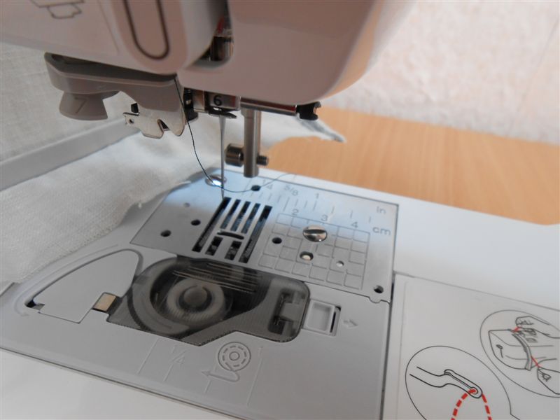 Подготовка для свободноходового вышивания