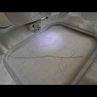 Вышиваю ветку