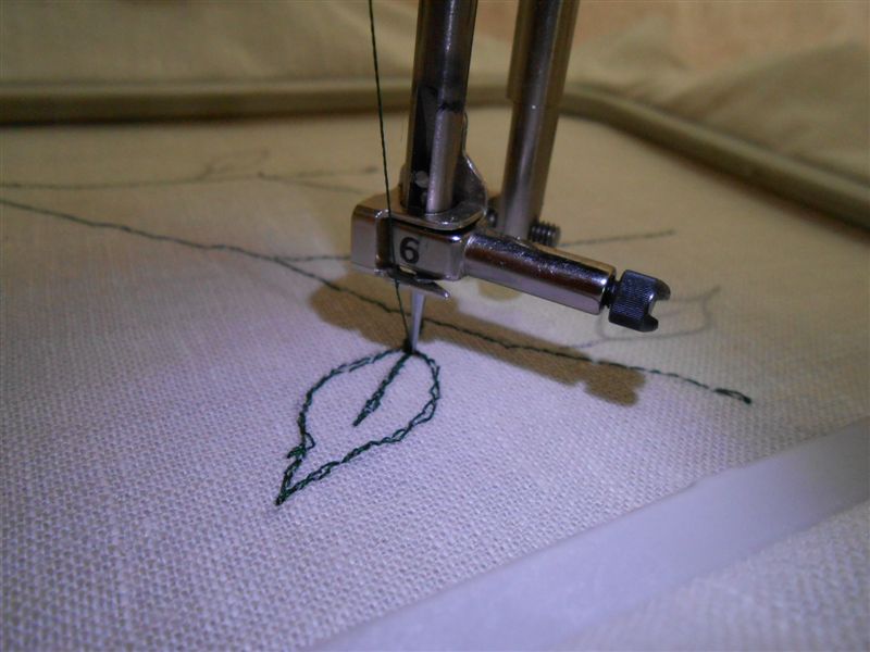 Листочек. Контур.