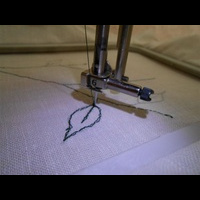 Листочек. Контур.