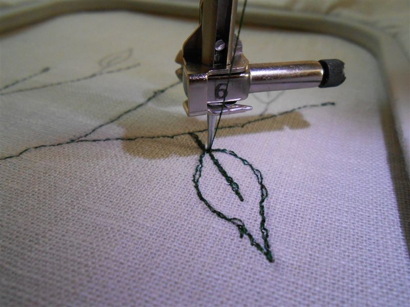 Машинная вышивка. Свободно-ходовая техника