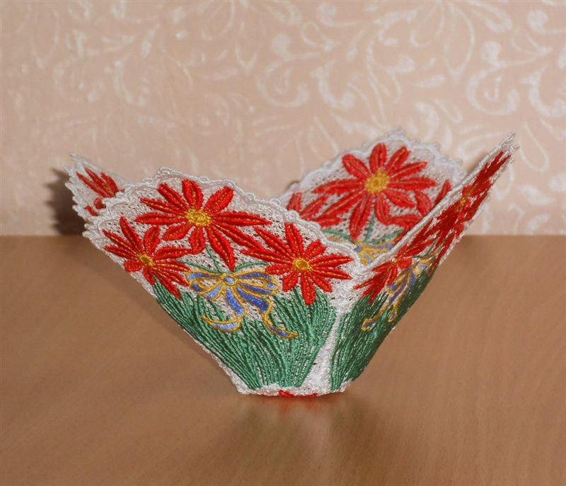 Вазочка. Кружево.