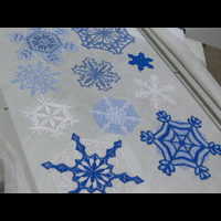 Машинная вышивка. Кружево