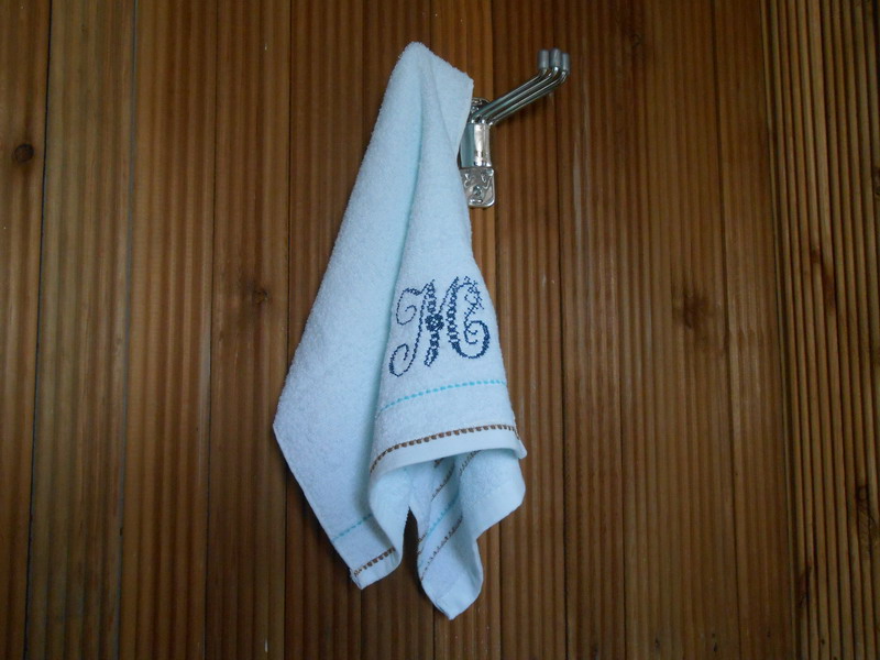 Полотенце с монограммой