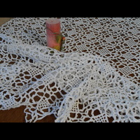 Скатерть, крючком
