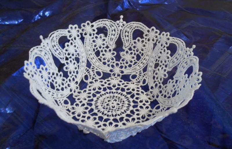 Машинная вышивка. Кружево