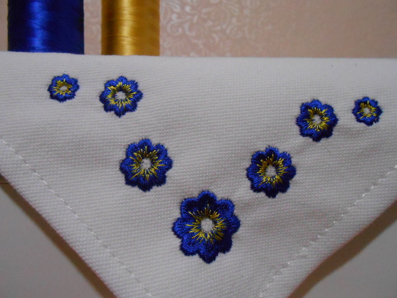 Салфетка с цветочками