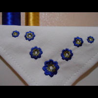 Салфетка с цветочками