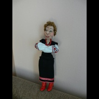 Кукла текстильная. Украинская красотка. 