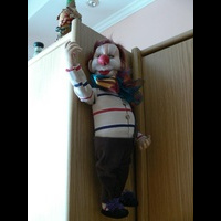 Клоун. Текстильная кукла. 