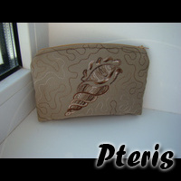 Ракушка на косметичку