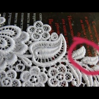 Проблемы в дизайнах машинной вышивки. Кружево. 