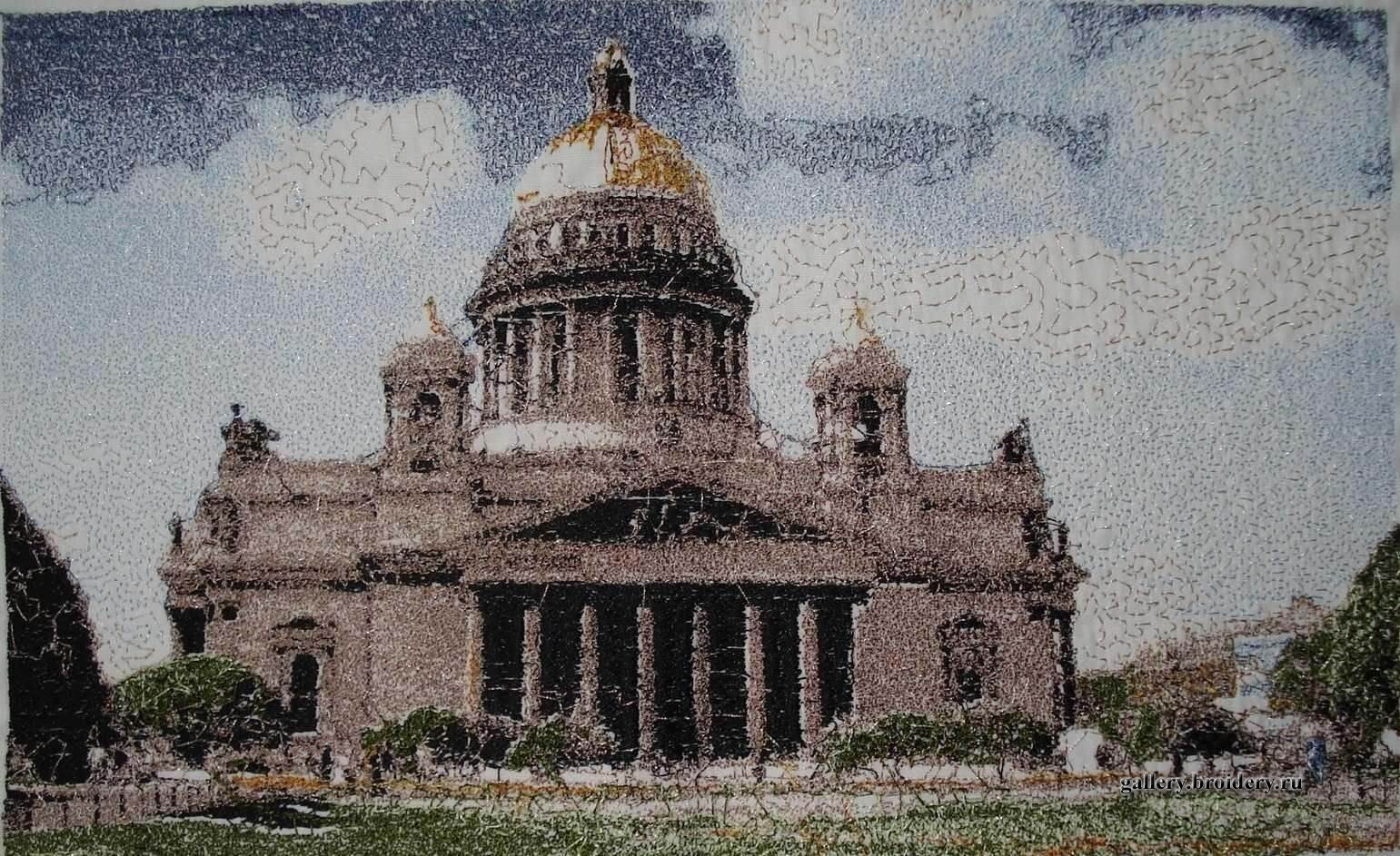 Sfumato. Программа Embird. Машинная вышивка